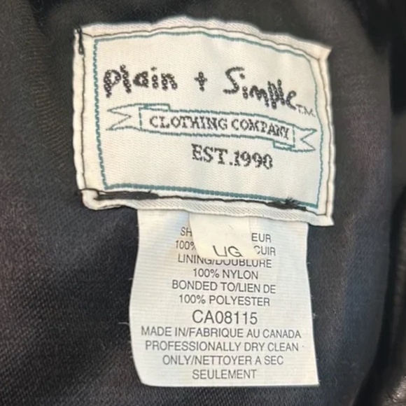 Terminator 2 Style Genuine Leather Jacket - Made in Canada - Picture 8 of 8